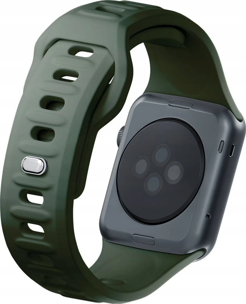 3mk silikoninis dirželis laikrodžiui Apple Watch 38 / 40 / 41 mm - žalios spalvos