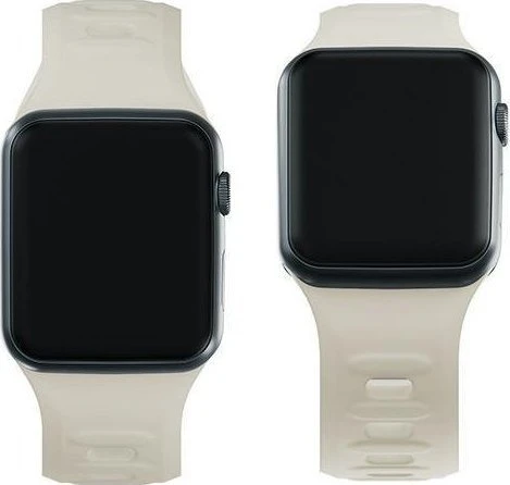3MK silikoninis laikrodžio apyrankė beige Apple Watch 38/40/41mm