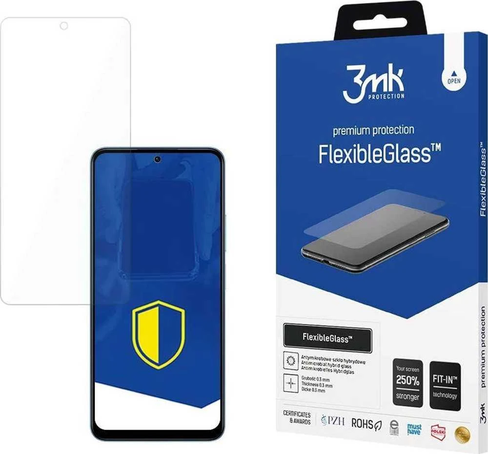 LCD apsauginė plėvelė 3mk Flexible Glass Xiaomi Redmi 12/Redmi Note 12R/Poco M6 Pro 5G