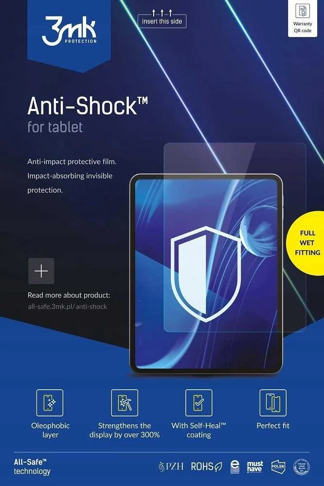 3Mk Protection All-Safe - AIO Anti-Shock Planšetė Full Wet Fitting 5 vnt.