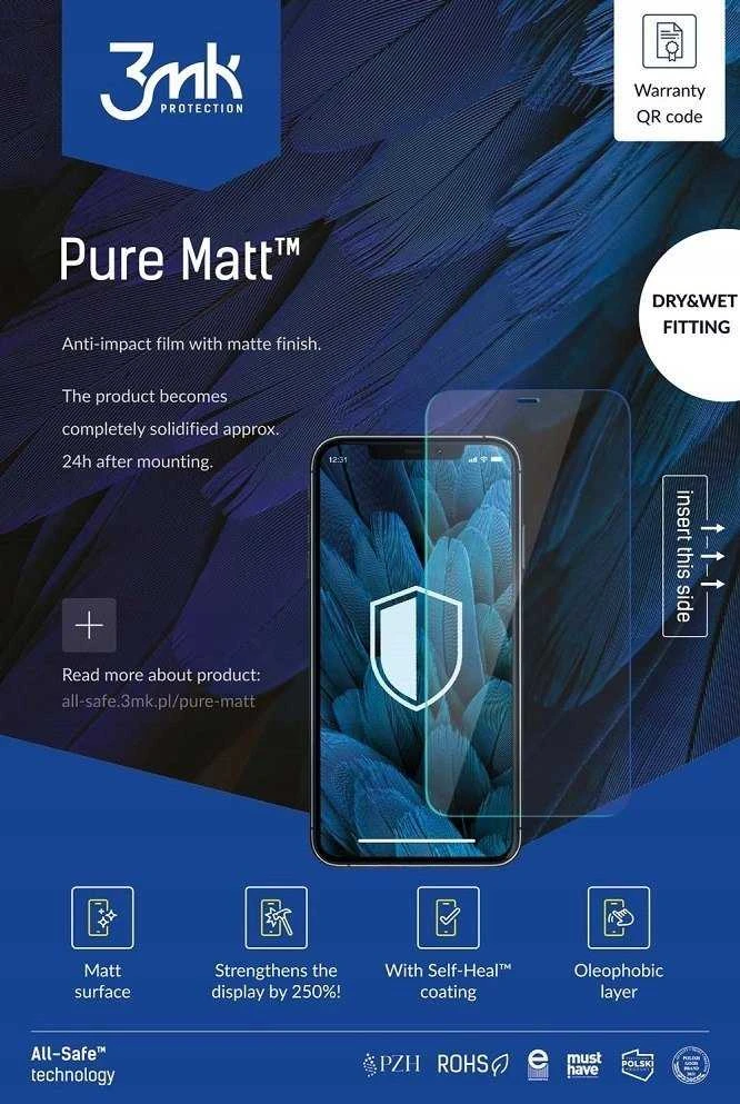 3Mk Protection All-Safe - AIO grynai matiniai telefono sausam ir šlapiam naudojimui skirti dėklai, 5 vnt.