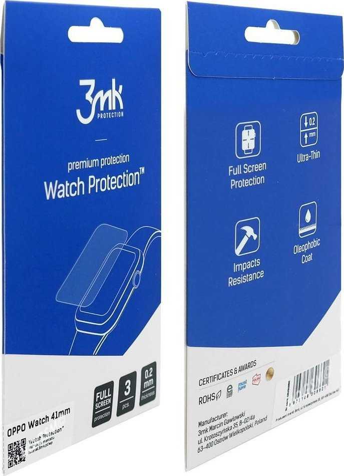 3Mk apsauga OPPO laikrodžiui 41 mm - 3mk laikrodžio apsauga ARC