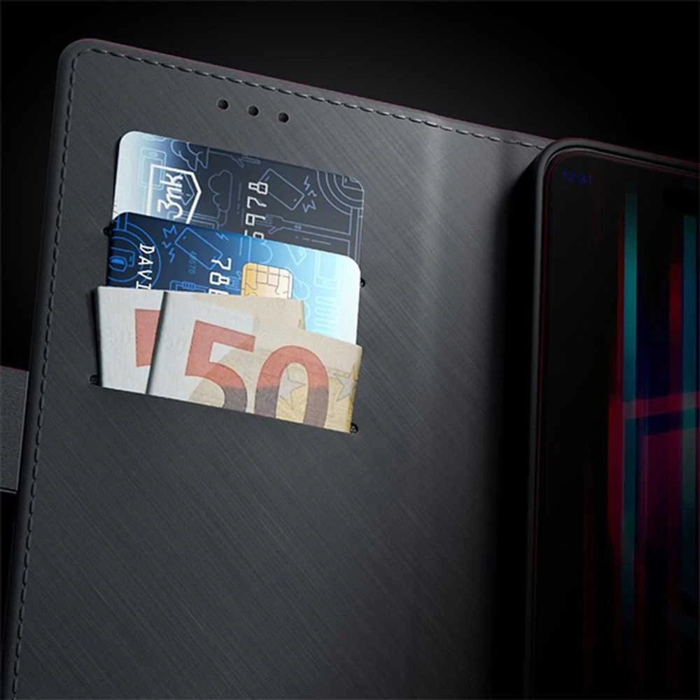3MK Wallet Samsung Galaxy A34 5G dėklas telefonui juodos spalvos