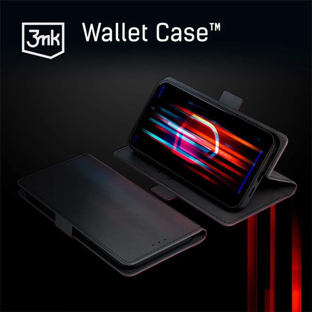 3mk Wallet Apple iPhone 15 Pro - dėklas telefonui juodos spalvos
