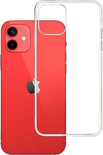 3MK iPhone 12/12 Pro, TPU, skaidrus, skaidrus telefono dėklas