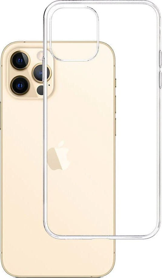 3MK iPhone 13 Pro Max, TPU, skaidrus, skaidrus telefono dėklas