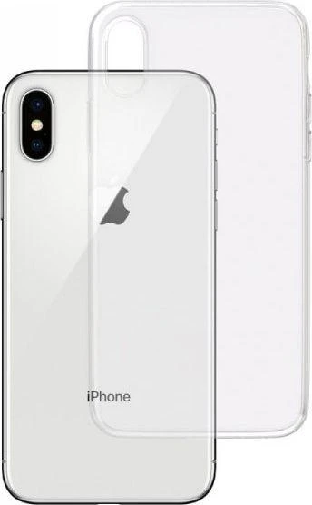 Dėklas 3MK skaidraus dėklo galinis dangtelis, Apple, iPhone X, TPU, skaidrus