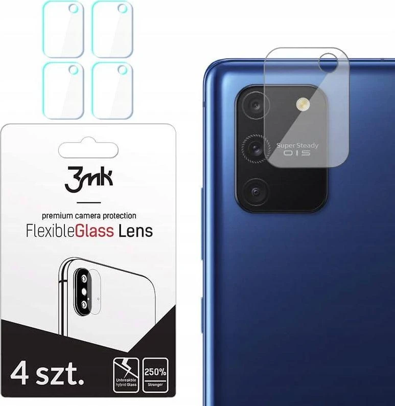 HYBRID GLASS 3MK FLEXIBLE GLASS LENS SAMSUNG GALAXY S10 LITE FOR CAMERA 4 PCS.