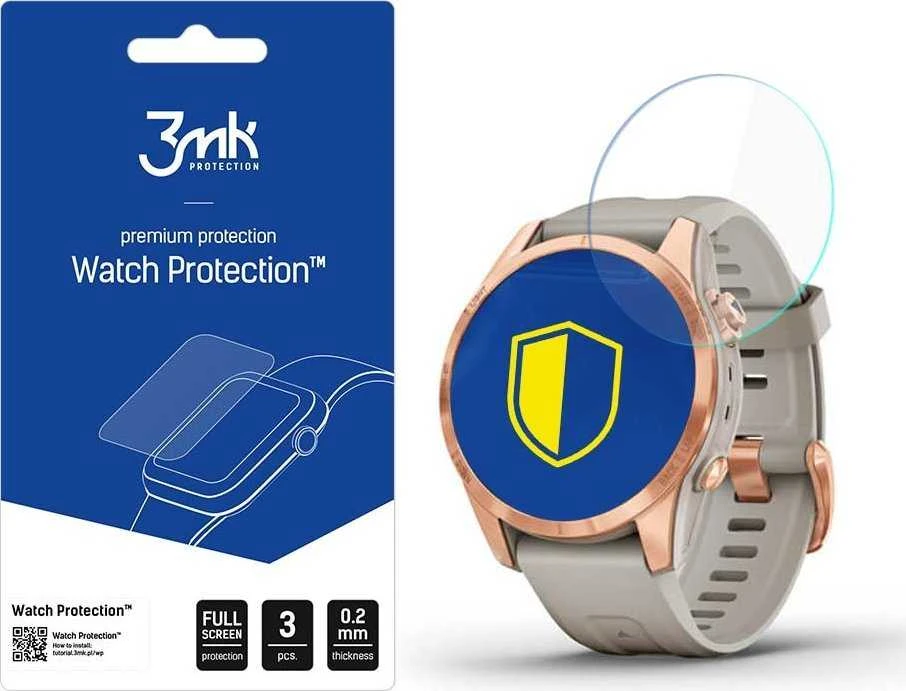 3MK „FlexibleGlass“ laikrodis „Garmin Fenix 7SPro“ su saulės energija varomu hibridiniu stiklu