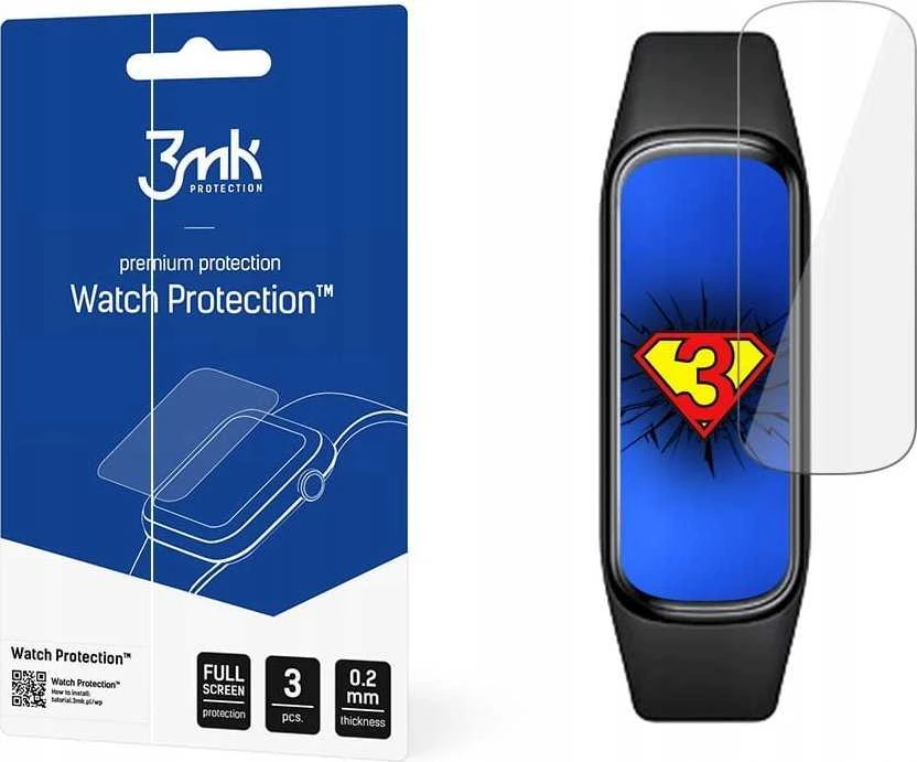 3MK plėvelė ARC Samsung Galaxy Galaxy Fit 3 plėvelė Fullscreen Watch