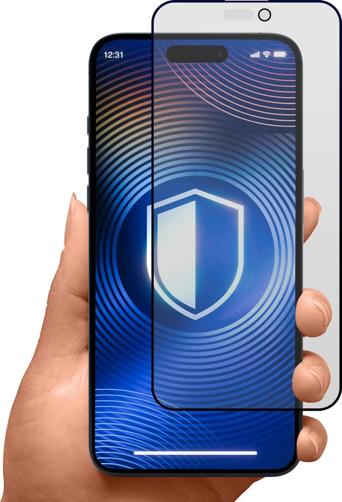 Apsauginis stiklas 3MK HardGlass Matt Max skirtas Apple Apple iPhone 16 Pro / 17