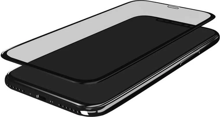 3MK HardGlass Max ekrano apsauga, Apple, iPhone XS Max, grūdintas stiklas, skaidrus/Juodas