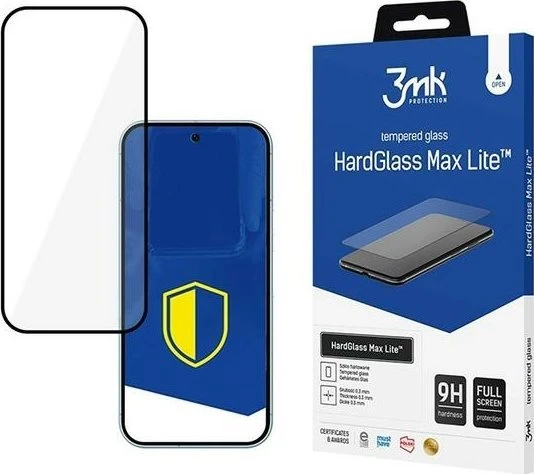 3MK HardGlass Max Lite Google Pixel 9 juodas, Fullscreen Glass Lite