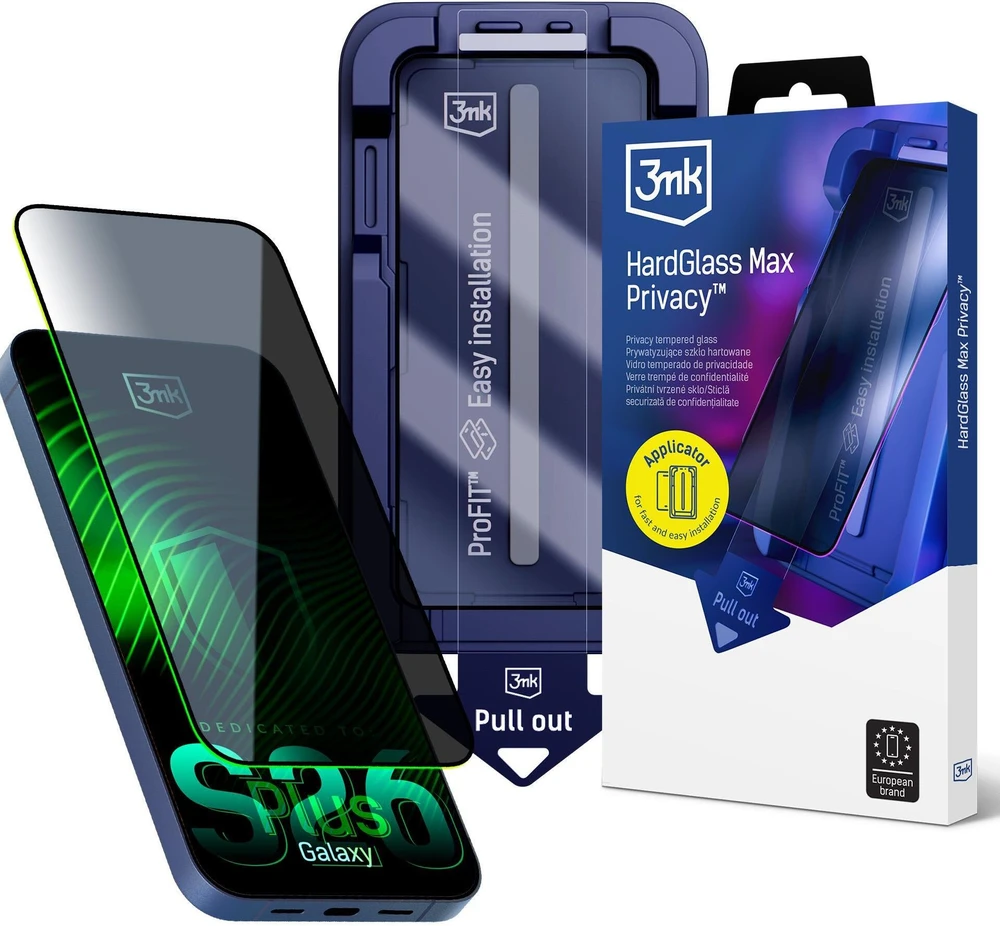 3mk „HardGlass Max Privacy“, skirtas „Samsung Galaxy S26+“