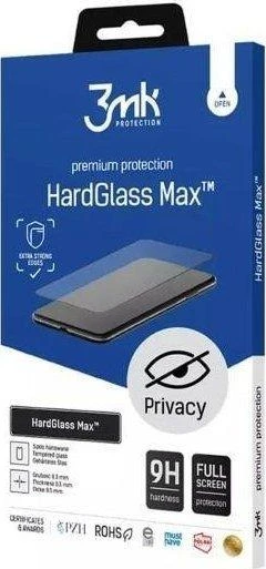 Apsauginis stiklas Apple iPhone 14 Pro 9H Privacy Anti Spy Series 3mk HardGlass Max Privacy