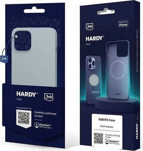 Dėklas 3Mk Protection 3mk Hardy silikoninis „MagCase“, skirtas „iPhone 14 Plus“ – mėlynas