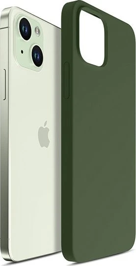 3MK Hardy Apple iPhone 15 Plus / 14 Plus 6.7" dėklas telefonui žalios spalvos MagSafe