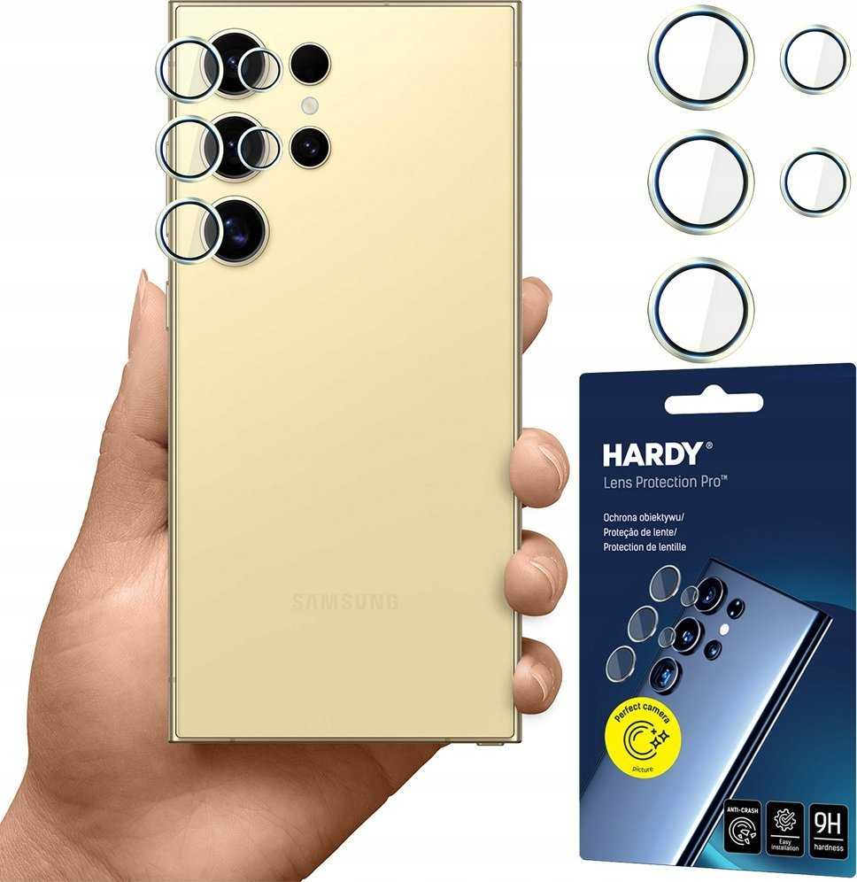 3mk HARDY objektyvo apsauga, skirta Samsung Galaxy S24 Ultra