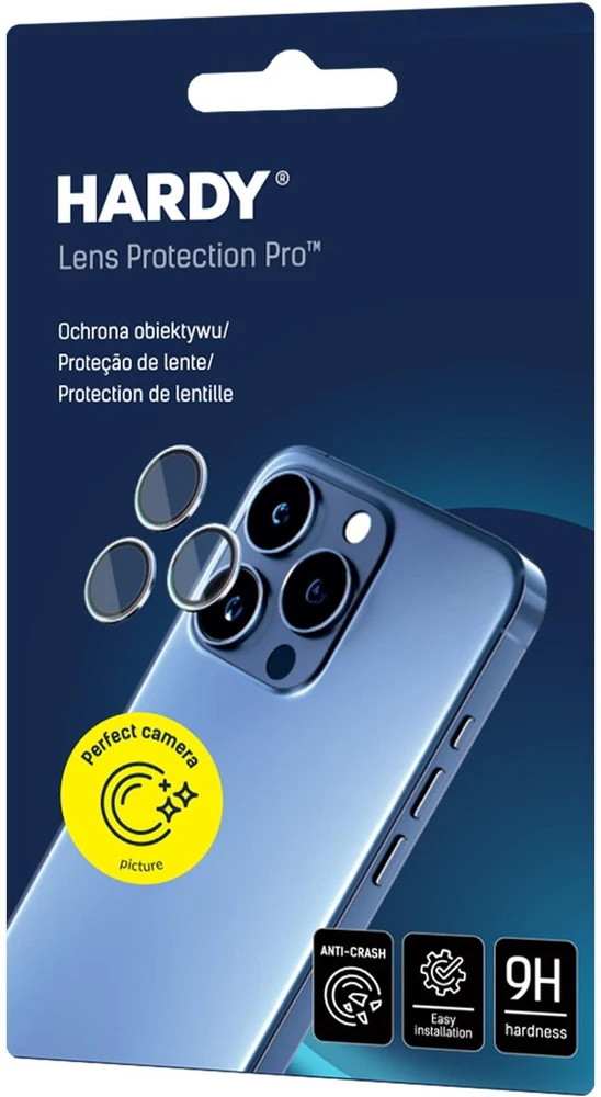 3Mk apsauga 3mk HARDY objektyvo apsaugos Pro objektyvo stiklas iPhone 17 Pro / 17 Pro Max - pilka