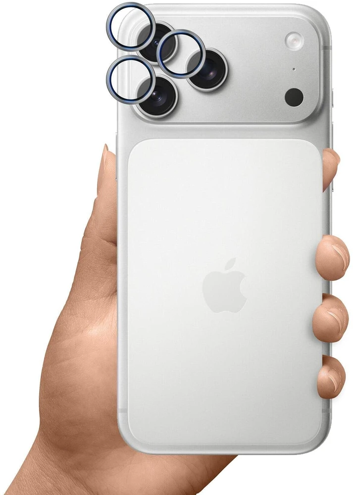 3Mk apsauga 3mk HARDY objektyvo apsaugos Pro objektyvo stiklas iPhone 17 Pro / 17 Pro Max - pilka
