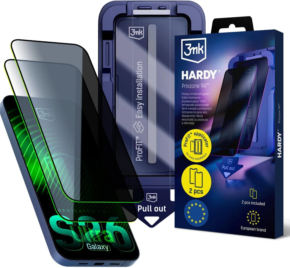 3mk Hardy Privzone 9H - Samsung Galaxy S26 Ultra