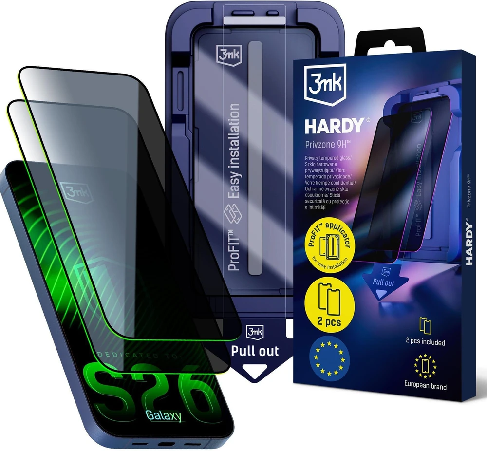 3mk Hardy Privzone 9H - Samsung Galaxy S26
