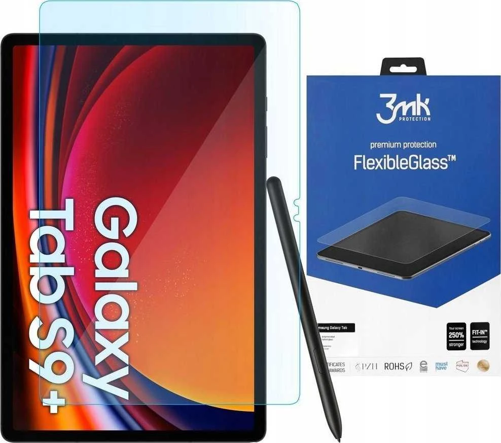 3mk FlexibleGlass™ hibridinis stiklas Samsung Galaxy Tab S9+