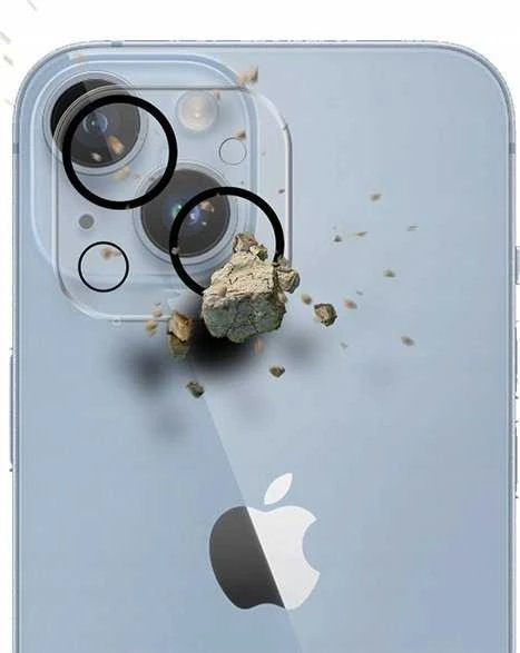 Apsauginis stiklas kamerai Apple iPhone 15 / 15 PLUS 3MK Lens Protection Pro Full Cover
