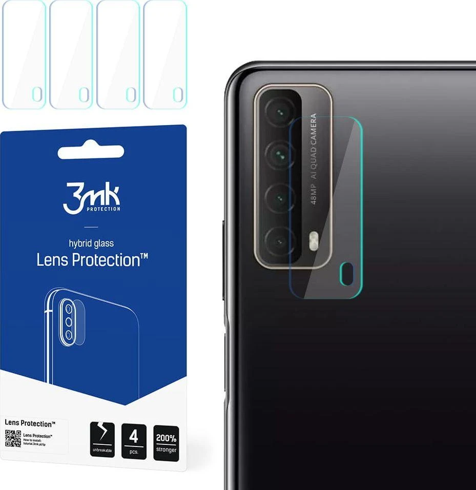 3MK objektyvo apsauga Huawei P Smart 2021 kameros objektyvo apsauga 4vnt