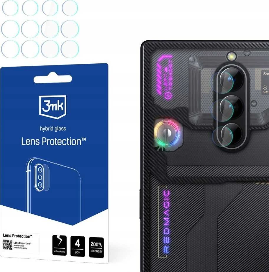 3Mk apsauga „Nubia Raudona Magic 8 Pro / 8 Pro+/ 8s Pro“ – 3mk objektyvo apsauga