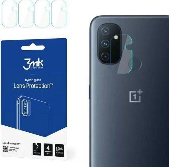 3Mk Protection 3MK LANKSTUS STIKLINIS OBJEKTYVAS ONEPLUS NORD N100 HIBRIDINIS STIKLAS 4 VNT. KAMEROMS