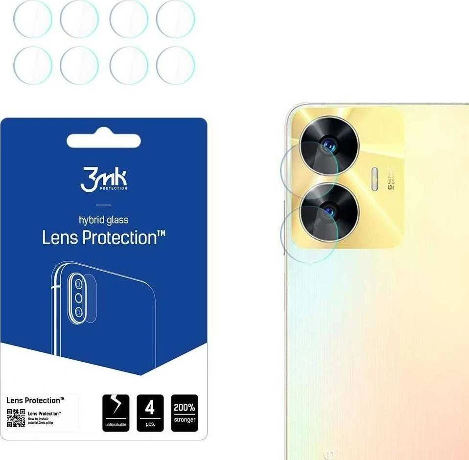 3MK objektyvo apsauga Realme C55 kameros objektyvui, 4 vnt.