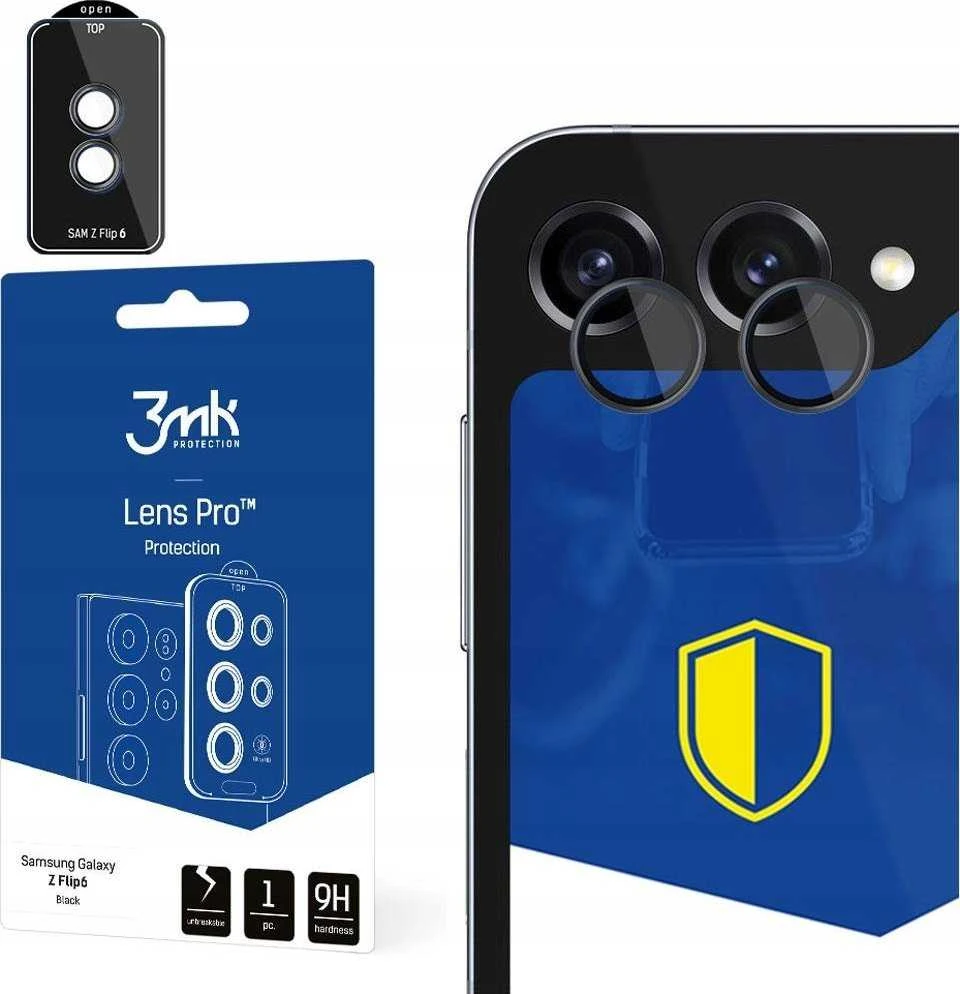 3mk Lens Protection Pro pro Samsung Galaxy Z Flip 6, juodas