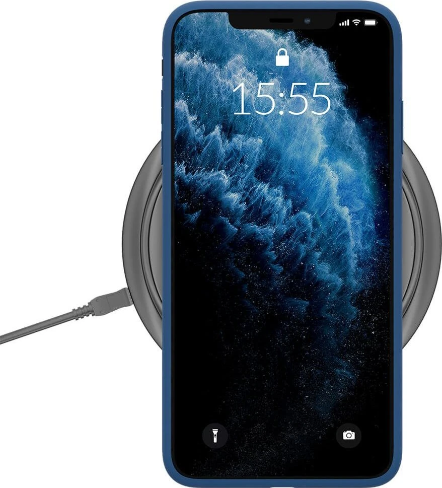 Dėklas Apple iPhone 12 Mini - 3mk Matt Case mėlyna
