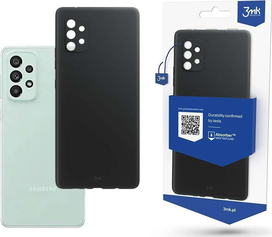3MK Matt Dėklas Samsung Galaxy A73 5G A736 juodos spalvos