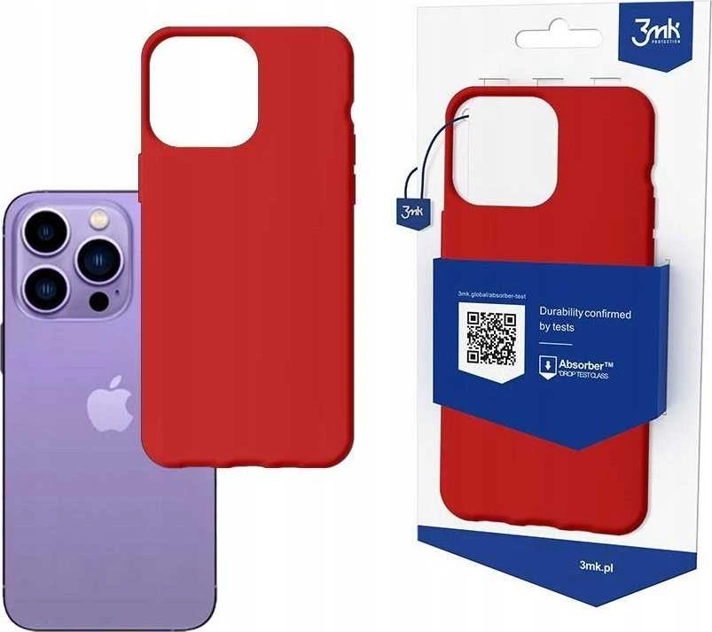 Dėklas 3mk Matt Case Apple iPhone 14 Pro raudonas