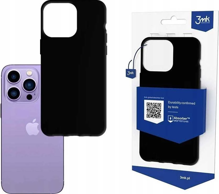 Dėklas 3mk Matt Case Apple iPhone 14 Pro juodas