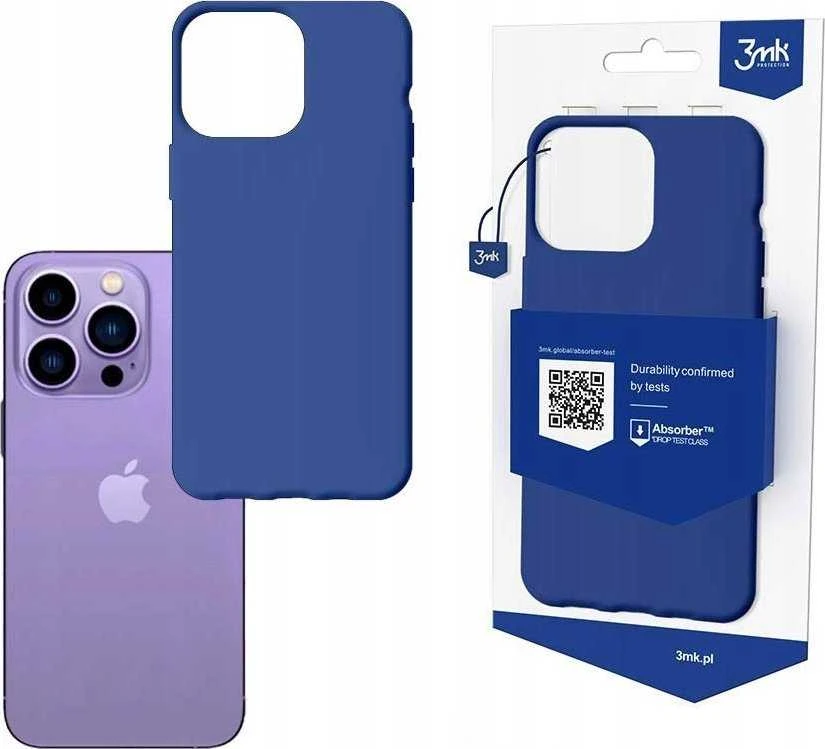 Dėklas 3mk Matt Case Apple iPhone 14 Pro violetinis