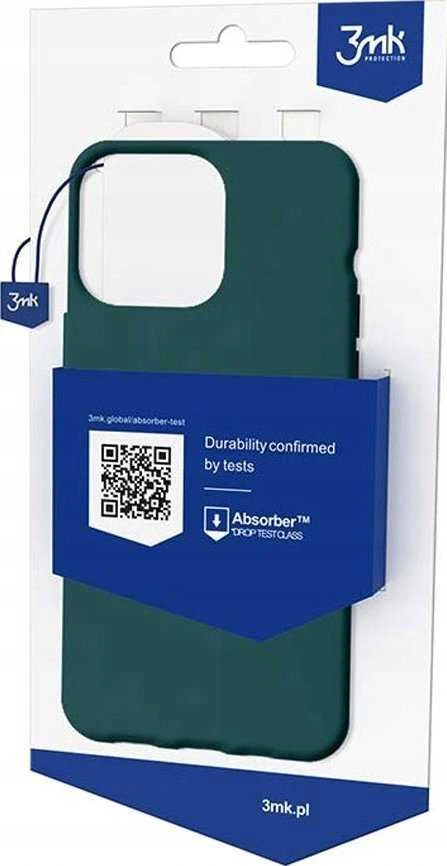 Dėklas 3mk Matt Case Apple iPhone 14 tamsiai žalias