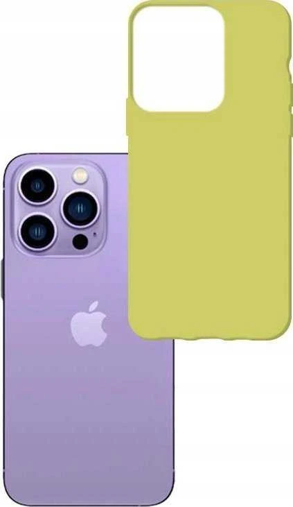 Dėklas 3mk Matt Case Apple iPhone 14 Pro Max šviesiai žalias