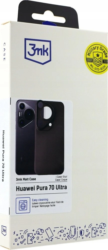 Nezatříděno 3MK Matt Dėklas Huawei Pura 70 Ultra juodos spalvos