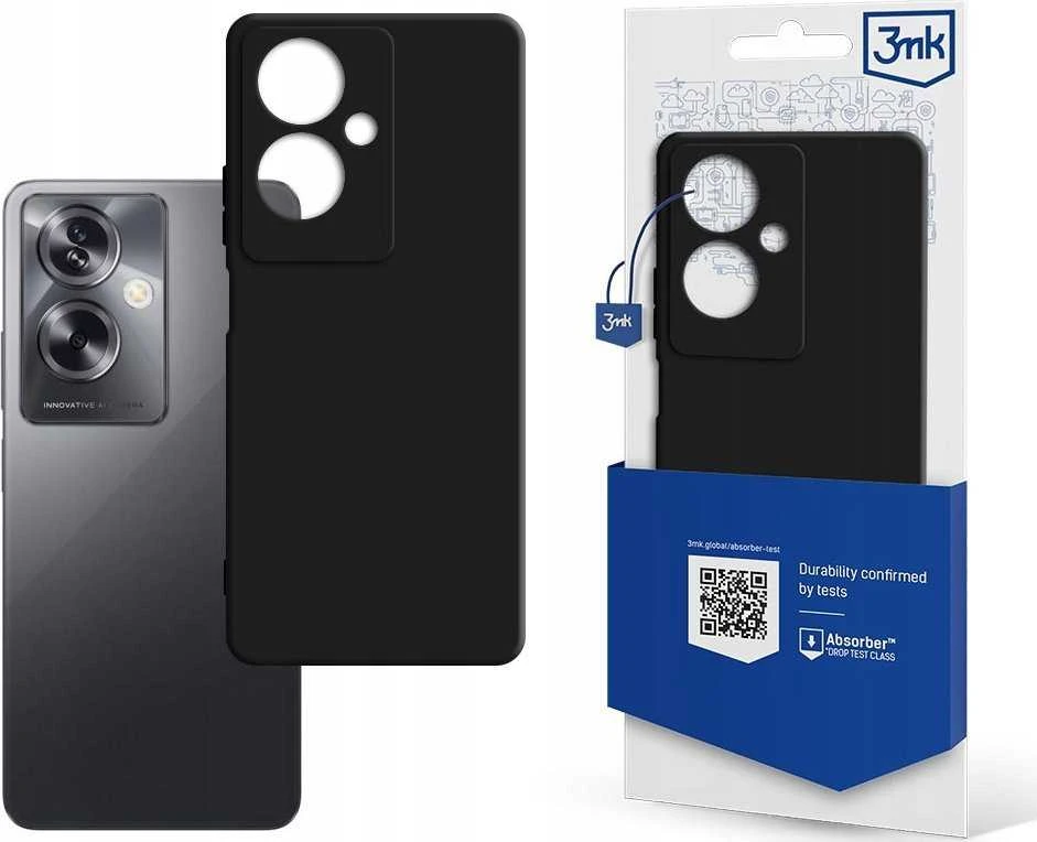 3MK Matt Dėklas Oppo A79 5G juodos spalvos