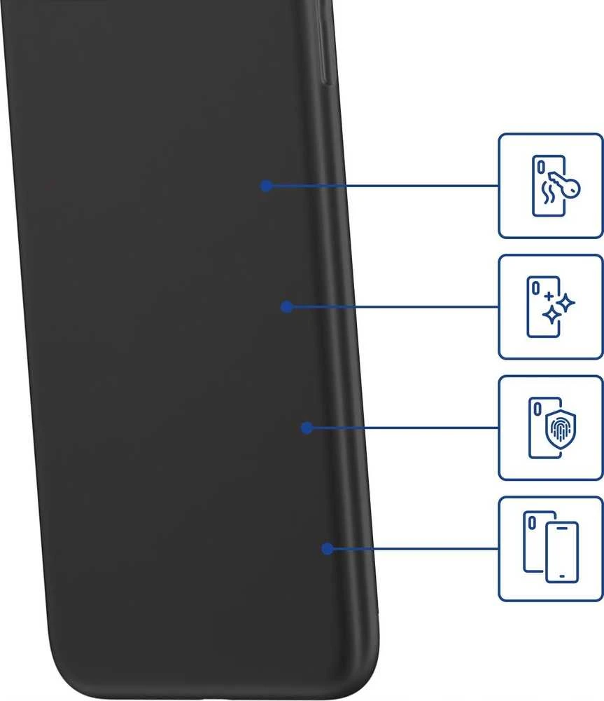 Dėklas 3mk Matt Case Xiaomi Redmi Note 14 Pro Plus 5G juodas