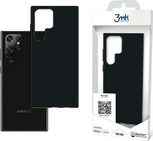 Dėklas 3mk Matt Case Samsung S908 S22 Ultra 5G juodas