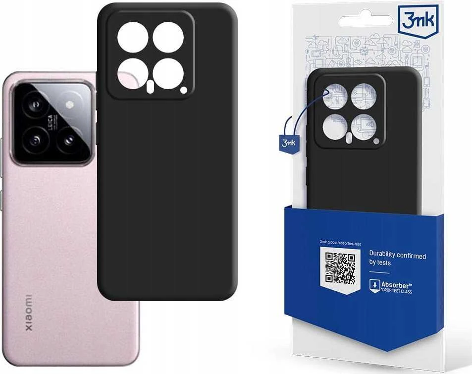 Dėklas 3mk Matt Case Xiaomi 14 juodas
