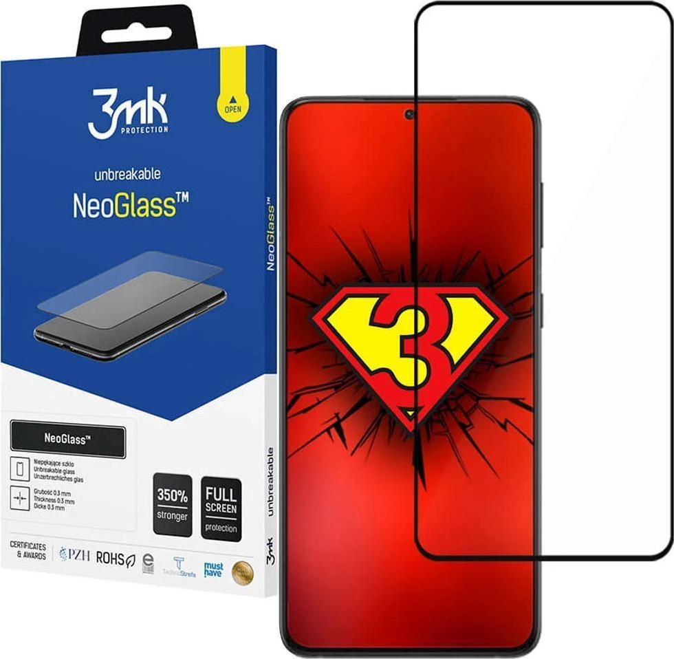 3MK NeoGlass Samsung Galaxy S906 S22 Plus juodas