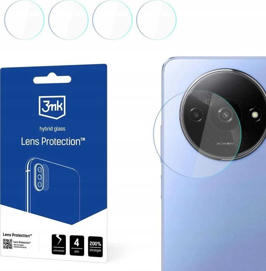 3mk Lens Protection™ hibridinis fotoaparato stiklas Xiaomi Redmi A3