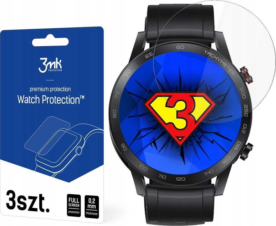 3Mk apsauga „Honor Watch Magic 2“ 46 mm – 3mk laikrodžio apsauga ARC