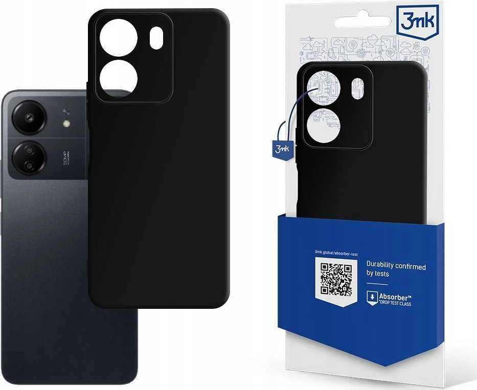 Dėklas 3mk Matt Case Xiaomi Redmi 13C/Poco C65/Poco M6 5G juodas