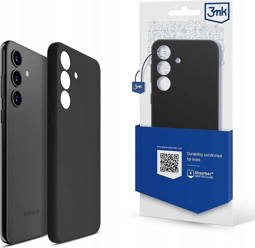 3mk silikoninis Samsung Galaxy S24 - dėklas telefonui juodos spalvos